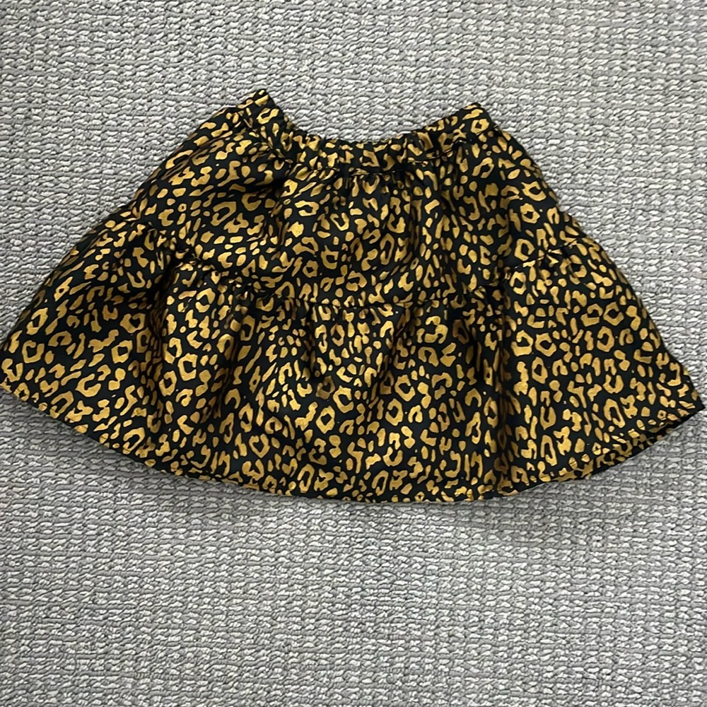 Crewcuts Gold Leopard Skirt